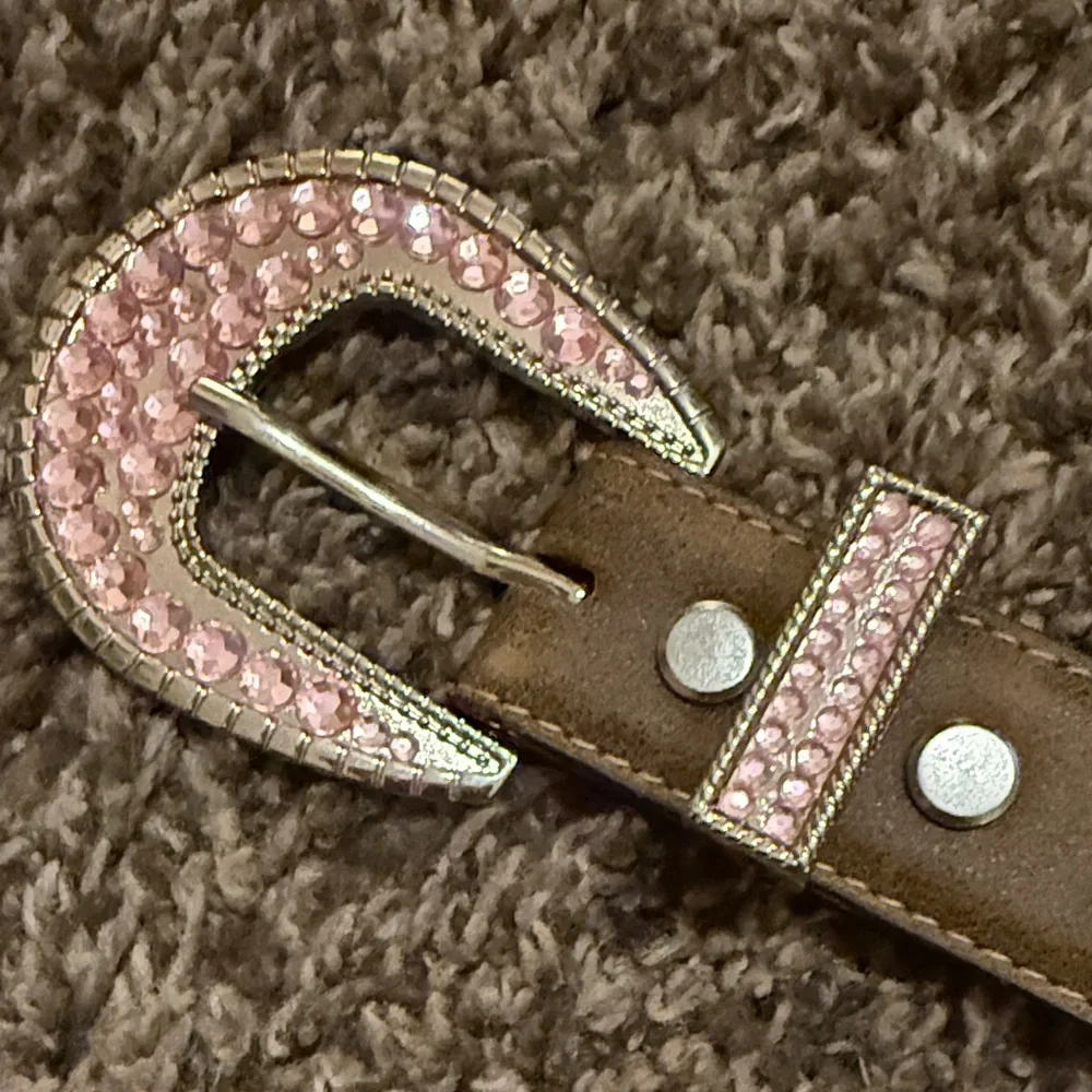 Blazin Roxx Kids Belt with Pink and Brown Accents